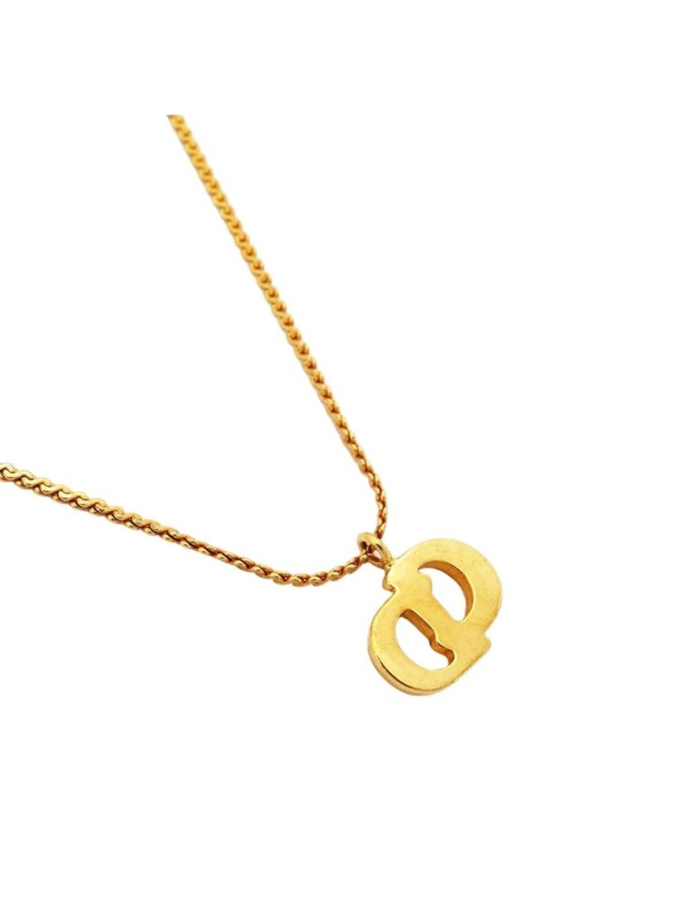 Dior Necklace CD Logo Gold Plated - Picture 2 of 5